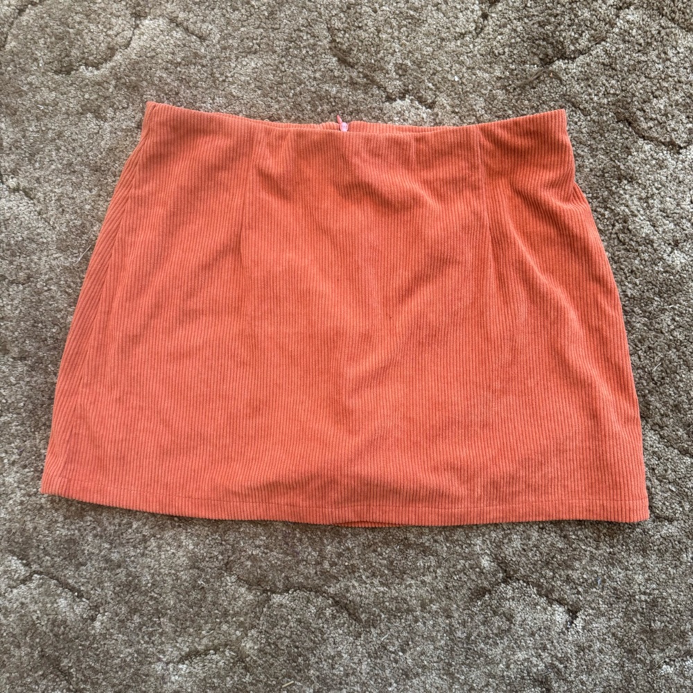 Halara High Waisted 2 in 1 A Line Mini Corduroy Skirt